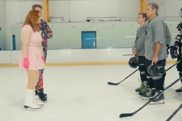 Ice Encounter of Mason & Skyler in The Hockey Captain That Hates Me ReelShort Movie