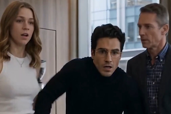 Roger Saving Susan in The Extraordinary Mother of a Billionaire Climax