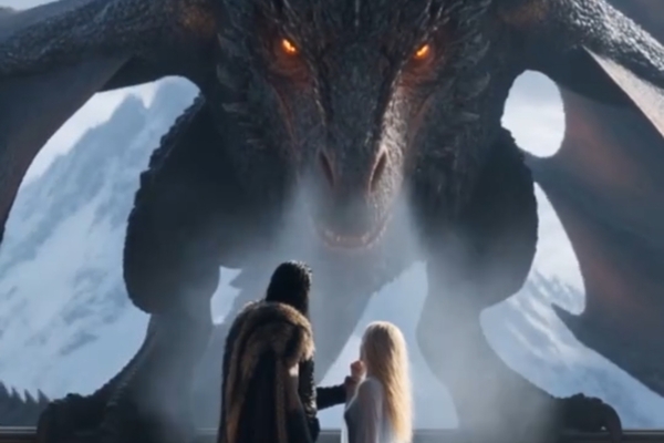 Ravek & Cassia with Dragon in Sold to The Warlord Born for The Sky Movie