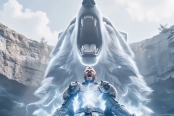 Master Rosade Showing His Wolf in Zero to Alpha Return of the Wolf King Movie