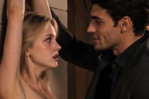 Damian and Bella in Shooting Range from In Bed with My Brother-in-Law Movie