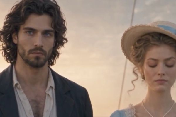 Magnus & Adriana Marriage in Ocean from The Sea God's Disguise Fishing for Love Movie