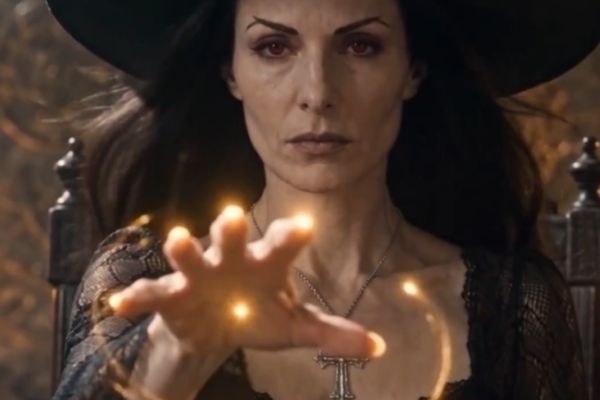 Blair Doing Dark Magic in The Alpha's Late Regret Movie
