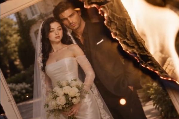Burning of Marriage Portrait in The Alpha's Late Regret Drama