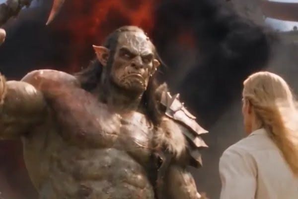 Rian Fighting Against Half Orc in Roaming The World Untamed Movie