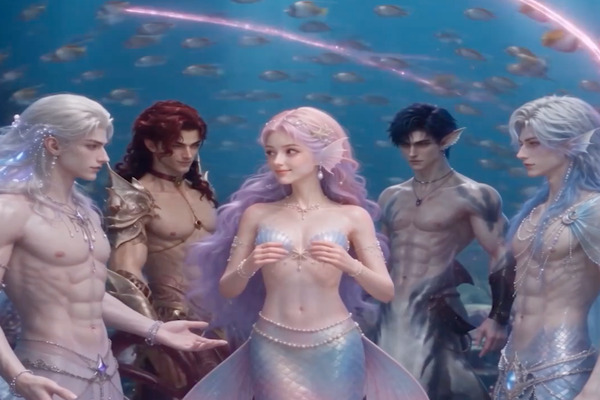 Spoiled By Four Sea Monster Husbands Storyline
